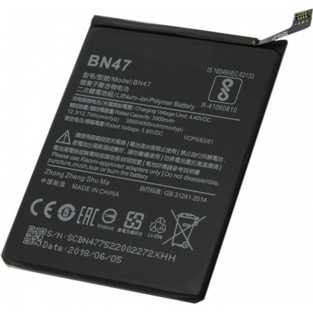 Γνήσια Μπαταρία Xiaomi BN47 Mi A2 Lite (BULK)