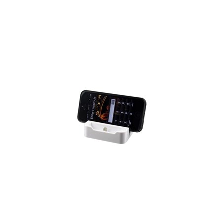 ΒΑΣΗ ΦΟΡΤΙΣΗΣ CLASSIC DOCK ΓΙΑ APPLE IPHONE 5 ΑΣΠΡΗ ΜΕ 8 PIN