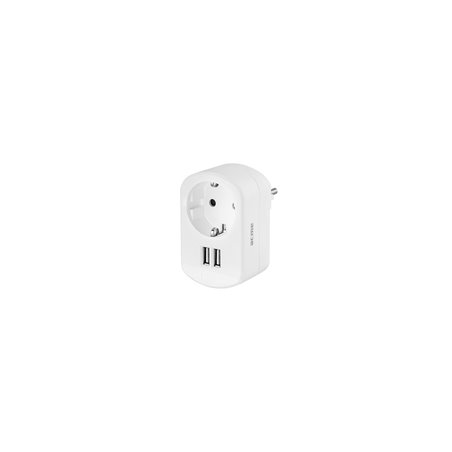 ACME CH20 φορτιστής τοίχου με schuko & 2xUSB outputs 2.1