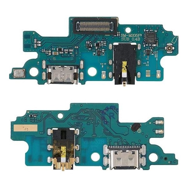M205 Γνήσια πλακέτα φόρτισης με μικρόφωνο/jack hf/type C Samsung Galaxy M20 GH96-12540A