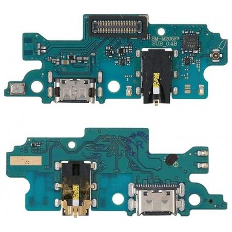 M205 Γνήσια πλακέτα φόρτισης με μικρόφωνο/jack hf/type C Samsung Galaxy M20 GH96-12540A
