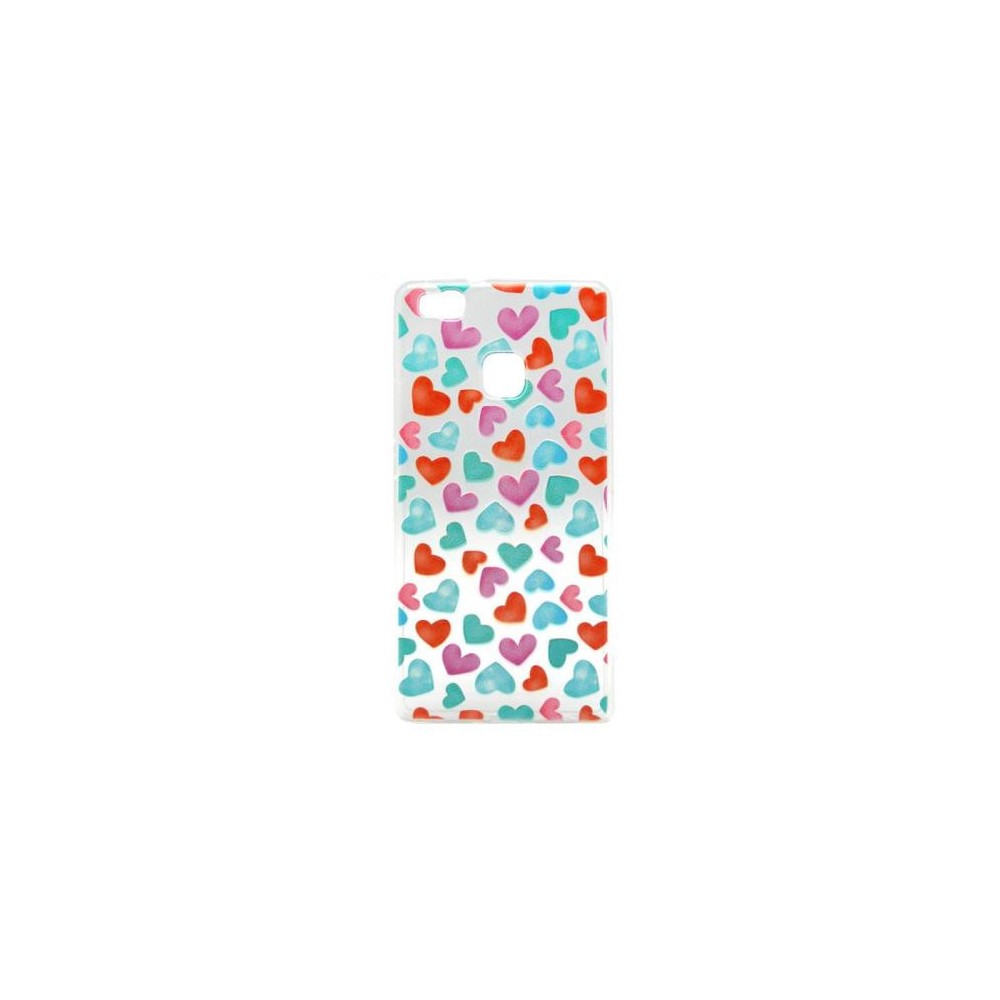 Θήκη TPU inos Huawei P9 Lite Art Theme Hearts
