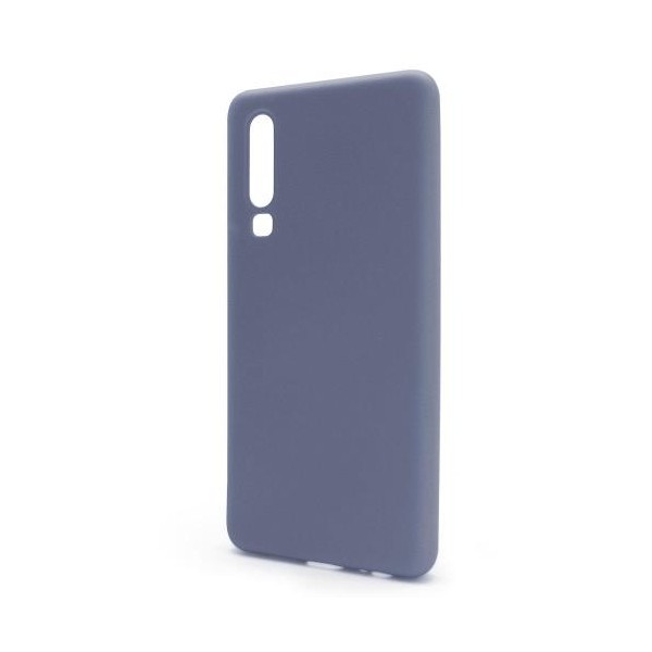 Θήκη Liquid Silicon inos Huawei P30 L-Cover Γκρι-Μπλε