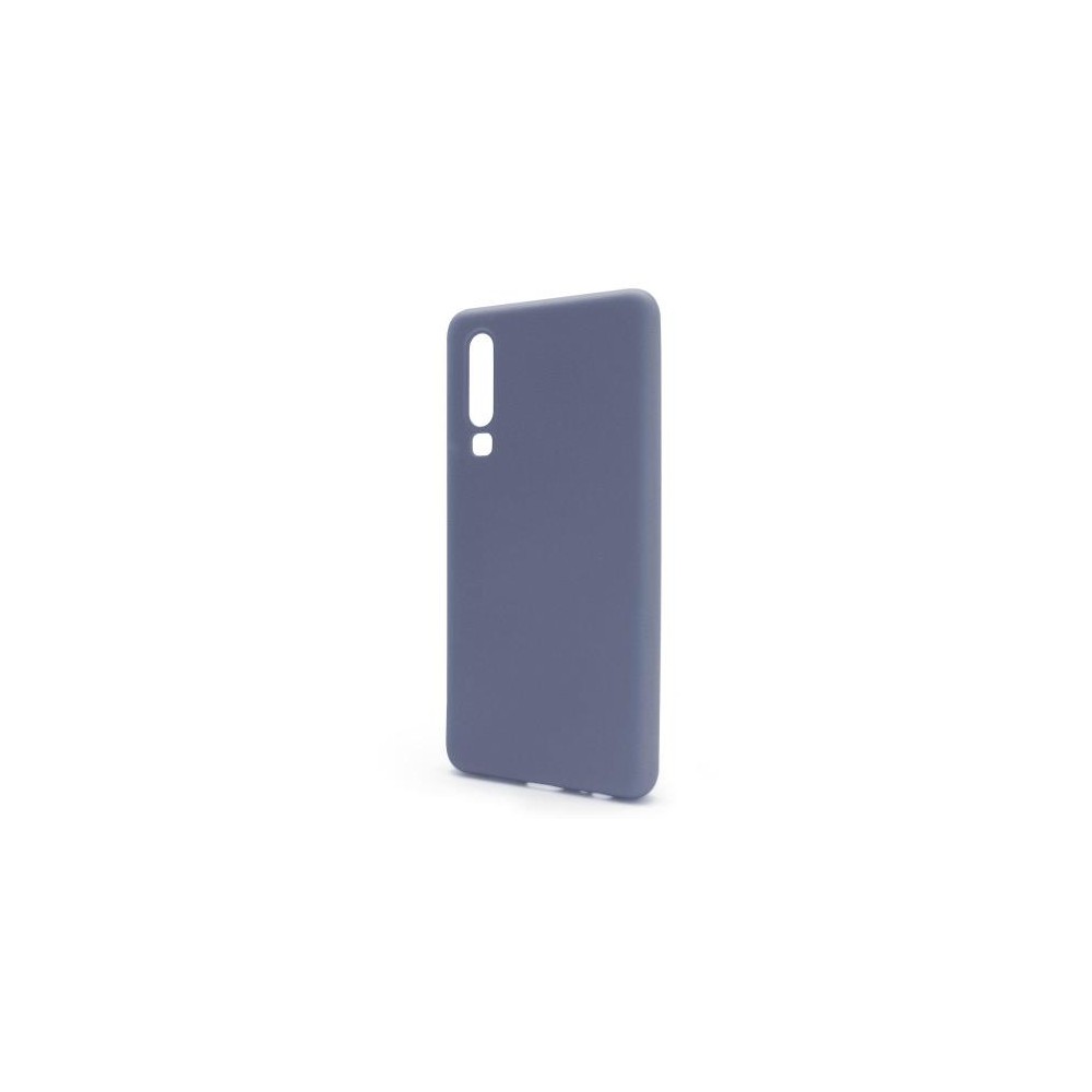 Θήκη Liquid Silicon inos Huawei P30 L-Cover Γκρι-Μπλε