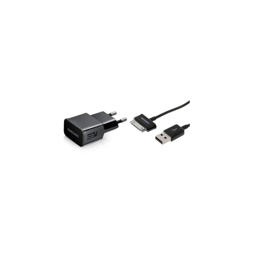 Φορτιστής Ταξιδίου Samsung ETA-U90 με Έξοδο USB 2.0A & Καλώδιο για Galaxy Tab 2 Μαύρο (Ασυσκεύαστο)