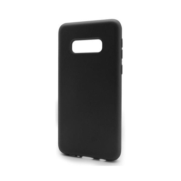 Θήκη Liquid Silicon inos Samsung G970F Galaxy S10e L-Cover Μαύρο