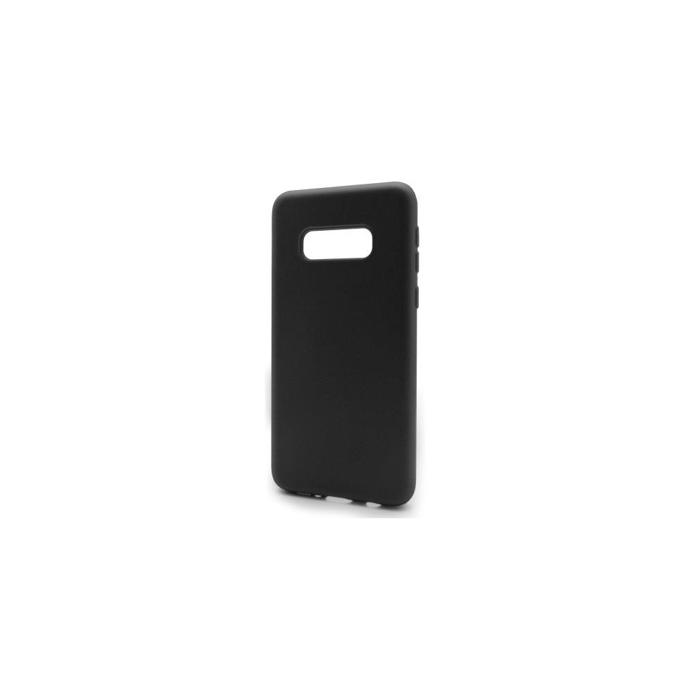 Θήκη Liquid Silicon inos Samsung G970F Galaxy S10e L-Cover Μαύρο
