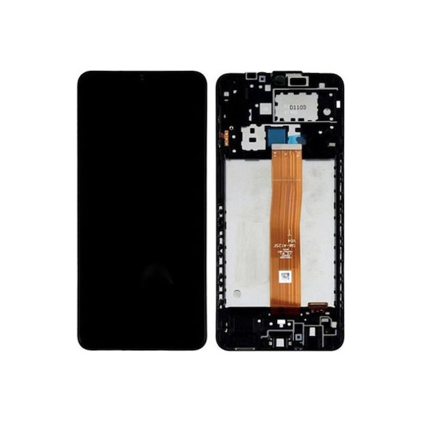 A127 Γνήσια οθόνη και touch και Frame Samsung Galaxy A12 Nacho , sGH82-26485A