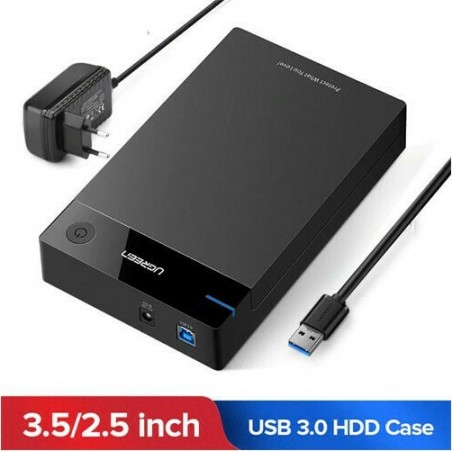 Ugreen Enclosure 2,5''/3,5'' SATA USB 3.0 UGREEN US222 50422