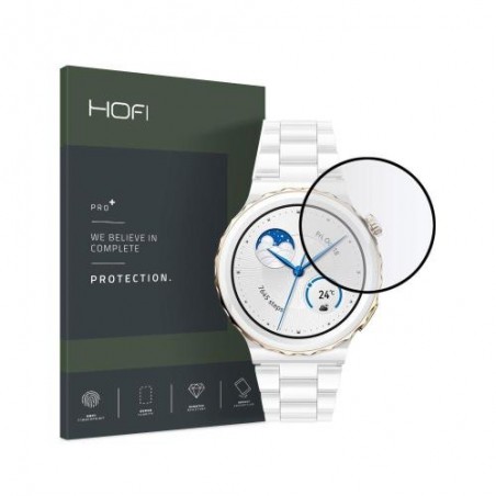 Hybrid Nano Glass Hofi Premium Pro+ Huawei Watch GT 3 Pro 43mm Μαύρο (1 τεμ.)
