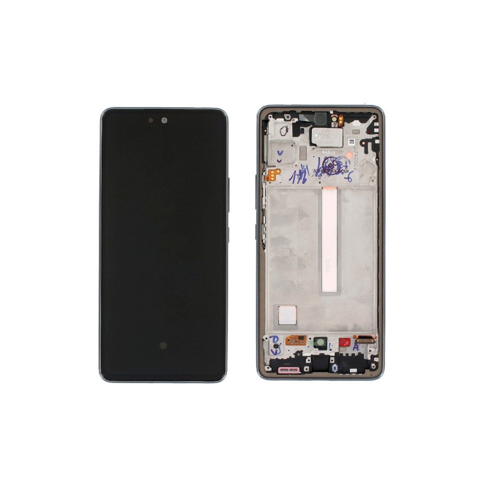 A536B-A536 Γνήσια οθόνη και Touch με πλαίσιο Samsung Galaxy A53 5G Μαύρη, GH82-28024A